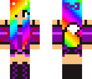 rainbow wolf