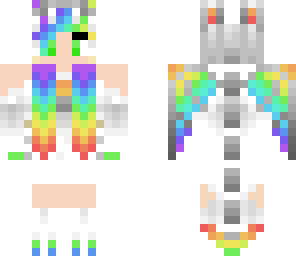 rainbow lifeless dragon
