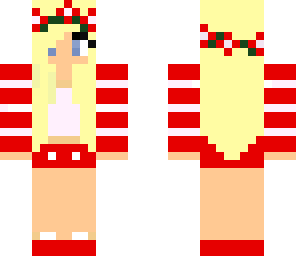 red heart girl