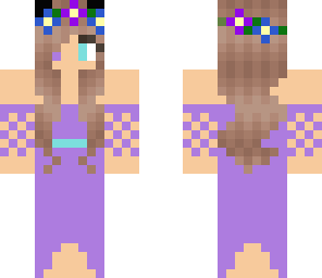 blue and purple princess