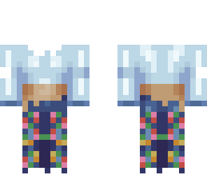 tribal floral outfit