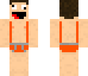 derpy orange suspenders