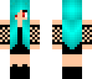 vampire with teal hair