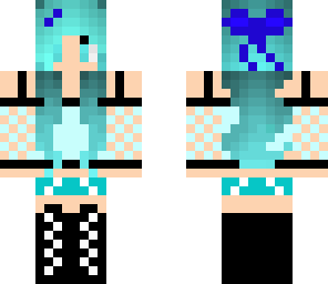 blue ombre hair gurl