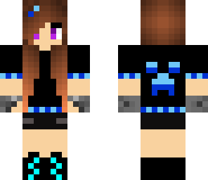 blue creeper girl