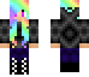 rainbow girl with converse boots