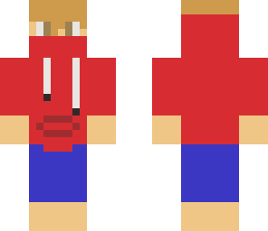 red hoodie boy