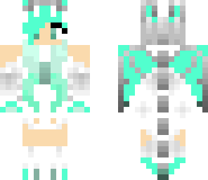turquoise dragon girl