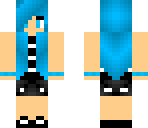 afraican blue hair