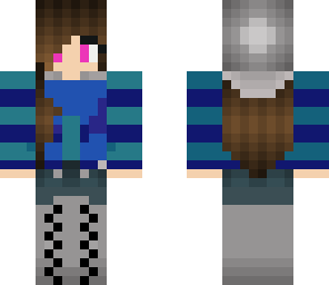 blue jumper girl