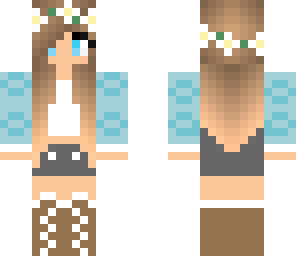 finished - blue girl