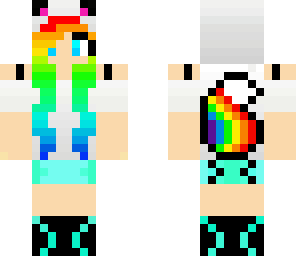 rainbow girl
