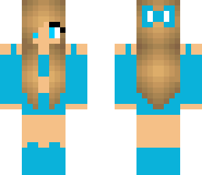 girl in blue