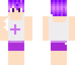 purple life guard boy