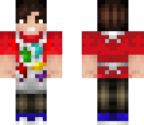 nerdy red shirt arist
