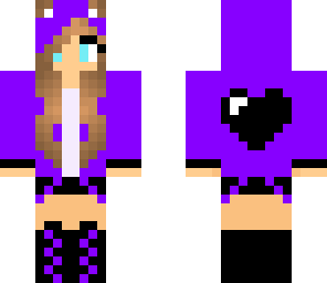purple panda girl