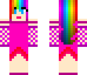 rainbow girl