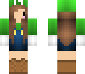 chibi girl luigi