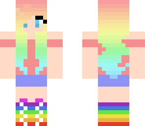 rainbow girl