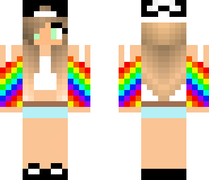 rainbow girl