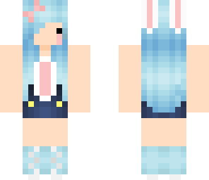 blue bunny girl