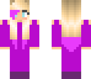 pretty girl edited purple
