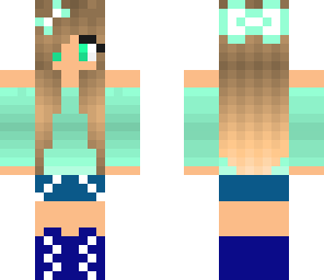 blue girl