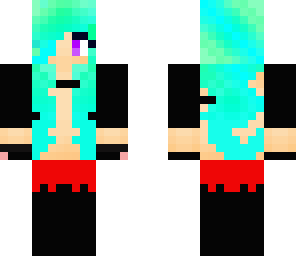 blue haired lady