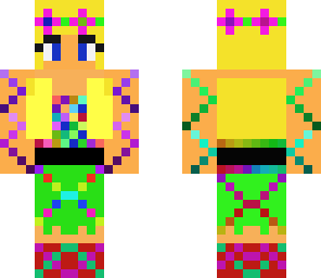 pretty rainbow girl