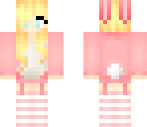 pink bunny girl 