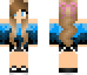 cute blue girl