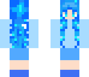 blue girl