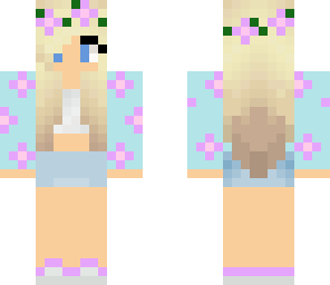 pastel flower girl