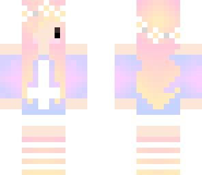 adorable pastel goth chibi skin