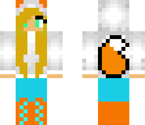 orange fox girl