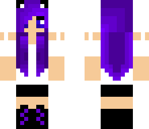 purple cat girl