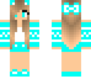blue panda girl