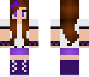 random purple girl