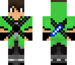 jedi neon green with blue lightsaber