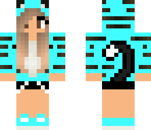 blue tiger girl
