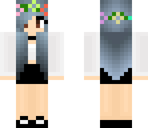 kawaii flower crown girl