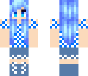 blue hair girl