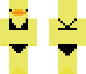 black bikini duck