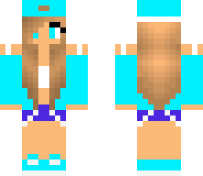 blue girl