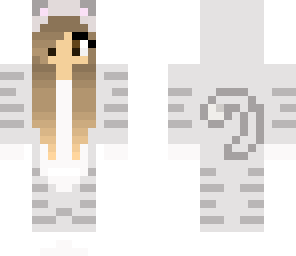 white kitty girl