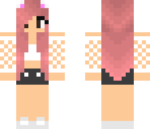 pink hair girl