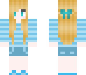 cute blue girl