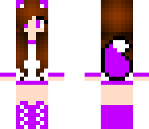 purple fox girl 