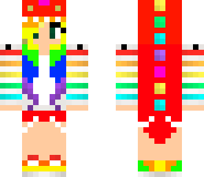 rainbow dino girl 300