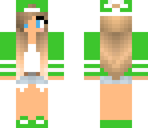 edit of green girl